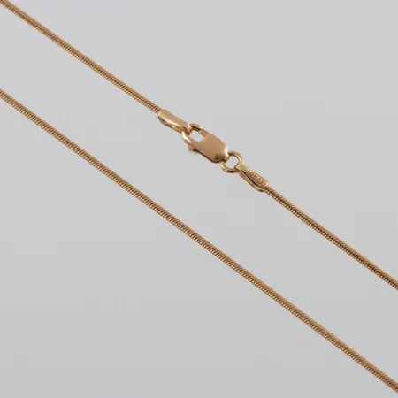 Collier 18k,längd ca 45 cm,bredd 1.1 mm. Vikt: 6,2 g