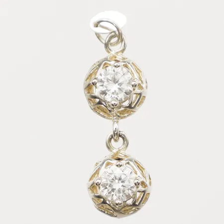 Hänge med sten, längd 35mm inkl ögla, bred 11mm, 925/1000 silver  Vikt: 2,5 g