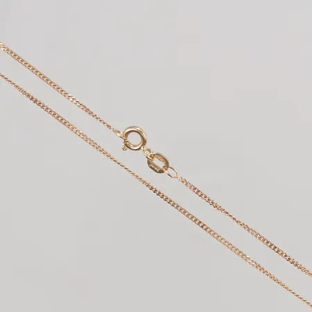 Kedja pansar 36cm, 18K 2,1g.