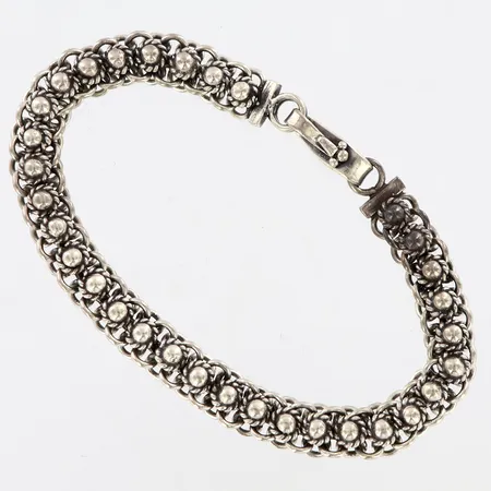 Armband 18cm bredd:7,5mm Silver 925/1000 Vikt: 18,2 g