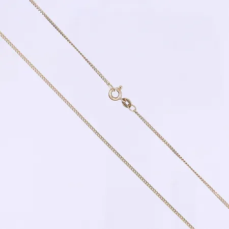 Halskedja pansar längd 42cm, bredd 1mm, 18K Vikt: 3,3g Vikt: 3,3 g