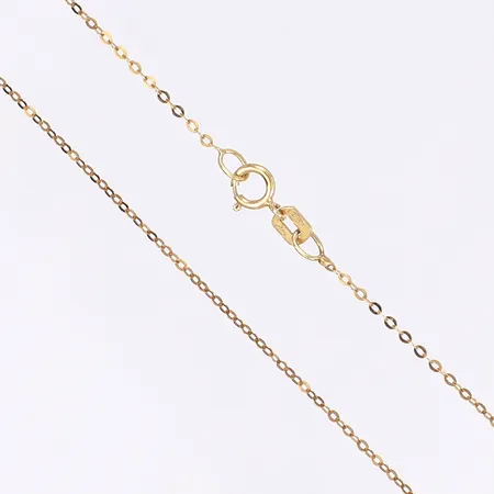 Halskedja längd 42cm 9K Vikt: 0,6 g