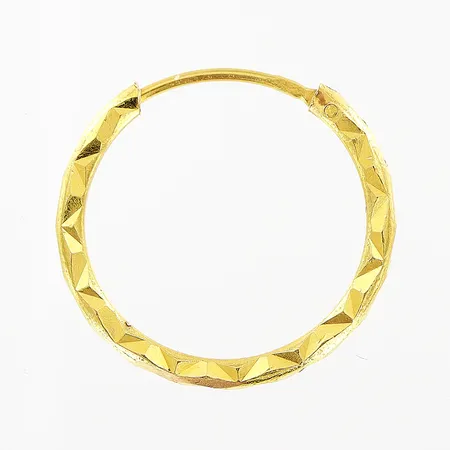 Enstaka örhänge, Ø16mm, 18K Vikt: 0,7 g