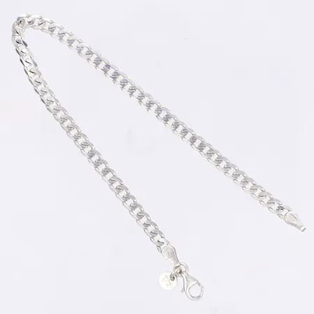 Armband pansar längd 18cm bredd 4mm GHA silver 925/1000 Vikt: 3,9 g