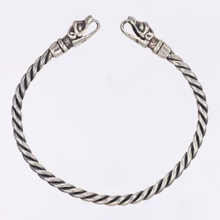 Armring Ø7cm bredd 4mm silver 925/1000 Vikt: 22,7 g