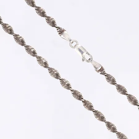 Halskedja längd 45cm bredd 4mm 925/1000 Vikt: 11,1 g