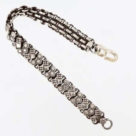 Armband 17cm bredd:9,5mm Silver 925/1000 Vikt: 20,3 g