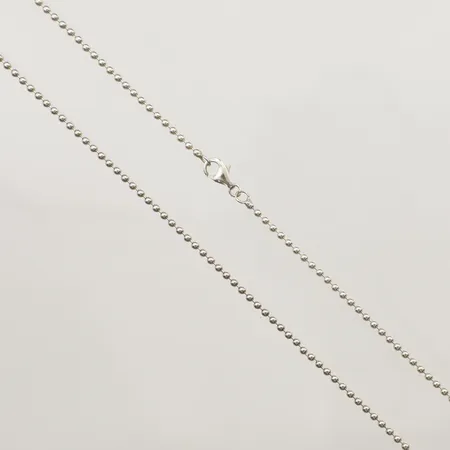 Kedja Kullänk längd ca 80cm, bredd ca 2mm, 925/1000 silver Vikt: 8,8 g