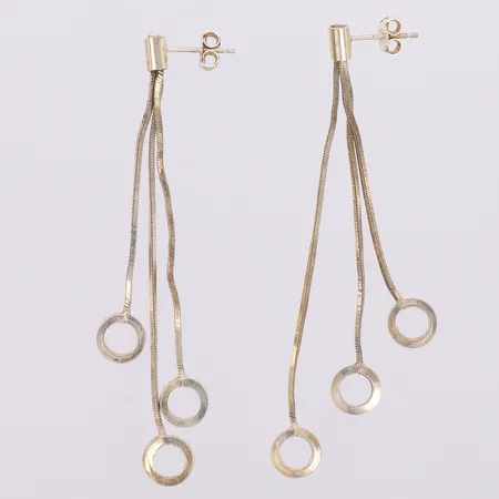 Örhängen, GHA, längd 73mm, 925/1000 silver Vikt: 6,5 g