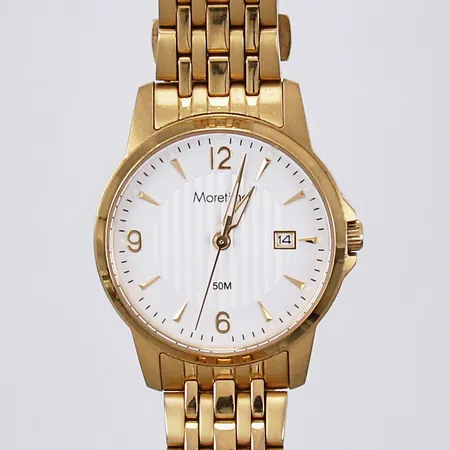 Damur Moretime 50M modell: MG555 Ø ca 28mm quartz datum doublé