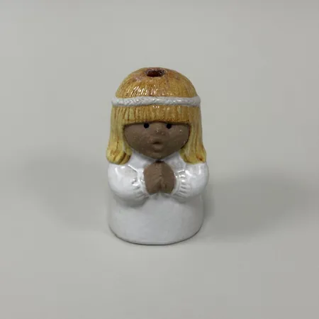 Figurin/Ljushållare, Tärna ur serien Adventsbarn, Lisa Larson för Gustavsberg, glaserat stengods, höjd 10cm, märkt undertill.