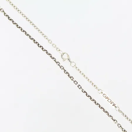 Kedja Bjørg 69,5/80/90cm bredd 2mm, silver 925/1000.  Vikt: 10,2 g