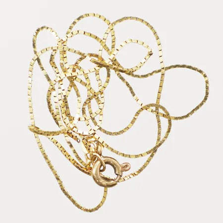 Kedja, trasig, 14K  Vikt: 2 g