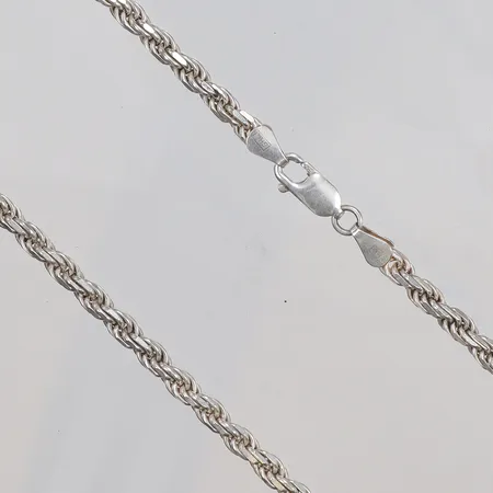 Halscollier Cordell, längd 50cm, bredd 4mm, silver, 925/1000 Vikt: 29,9 g