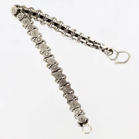 Armband 18cm bredd:7,8mm Silver 925/1000 Vikt: 15,3 g