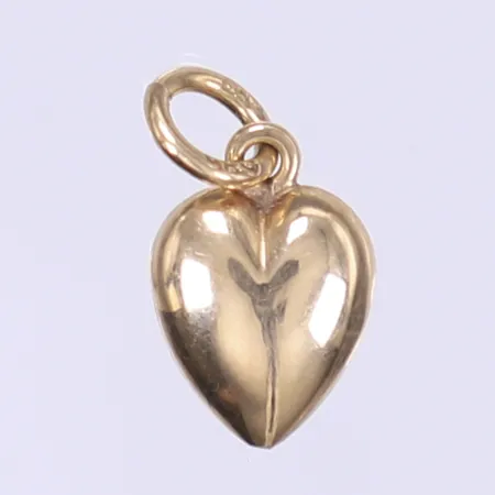 Hänge hjärta 15x7mm, 14K Vikt: 0,5g Vikt: 0,5 g