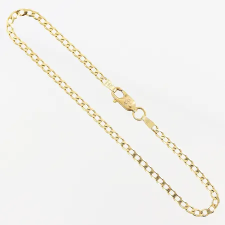 Armband Pansar manglad, 18,3cm, bredd 2,5mm, Balestra, 18K.  Vikt: 2,8 g