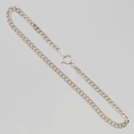 Armband pansar 19,5cm, bredd:3mm, 925/1000 Silver 5,9g.