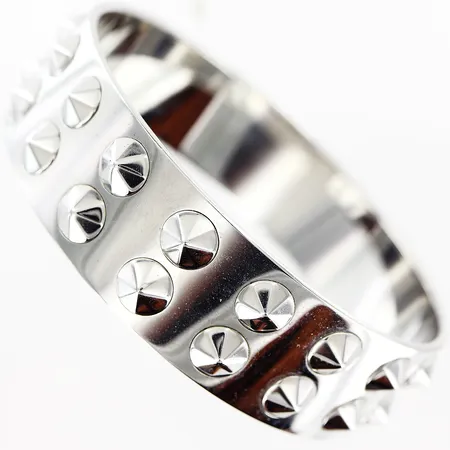 Armring Calvin Klein, Ø70mm, bredd 20mm, vitmetall, dustbag, originaletui.