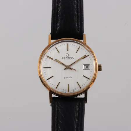 Herrur 14k Certina,fungerar ej diameter ca 32.8 mm. 