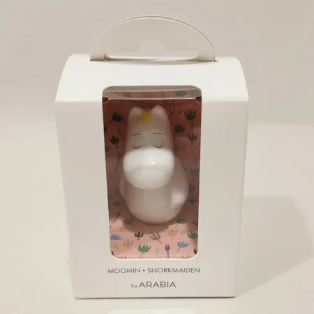 Figurin Mumin Snorkfröken Arabia höjd ca 6cm, originalkartong