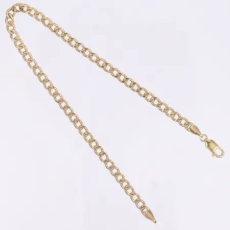 Armband pansar längd 21cm bredd 3mm 9K  Vikt: 2,5 g