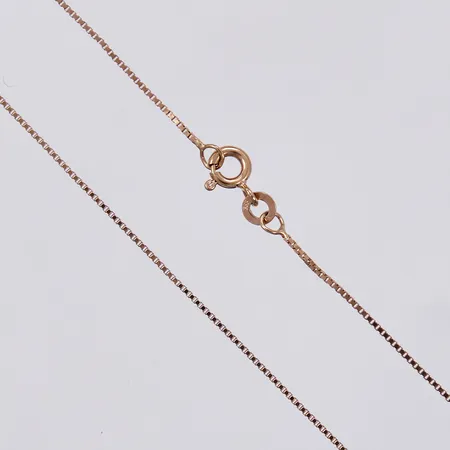 Kedja Venezia längd: ca 45,5cm bredd: ca 1mm defekta länkar 8K Vikt: 1,5 g