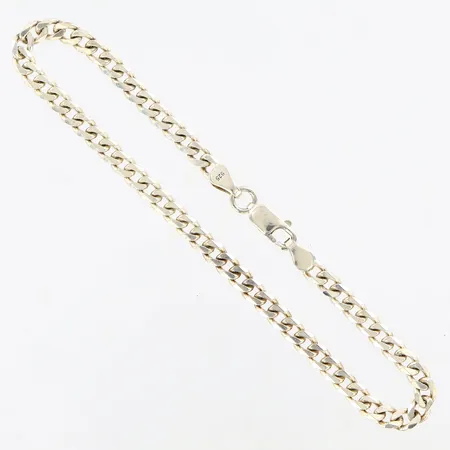 Armband Pansar 21,2cm bredd 3,5mm, silver 925/1000. Vikt: 8,1 g