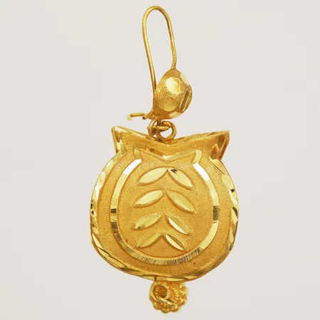 Udda örhänge, defekt, 21K Vikt: 4,5 g