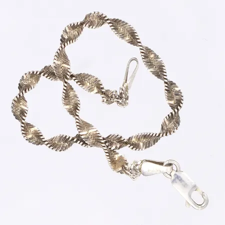 Armband längd 19cm bredd 4mm silver defekt 925/1000 Vikt: 4,4 g