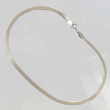 Collier, vassa länkar, 925/1000 Silver 14,9g.