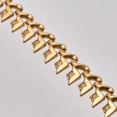 Collier 45cm, bredd 12,7mm, 18K 29,52g.