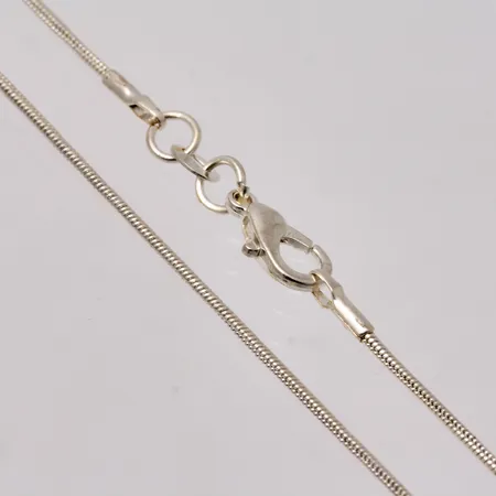 Kedja 76cm Ormlänk bredd 1,2mm, 925/1000, 6,16g.