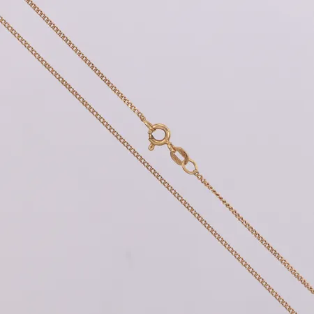 Kedja Pansar, längd 47,5cm, bredd 1,2mm, Balestra, 18K  Vikt: 2,5 g