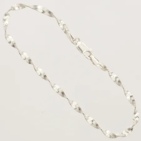 Armband vridet, 21cm, 3,3mm, 925/1000 silver Vikt: 3,4 g