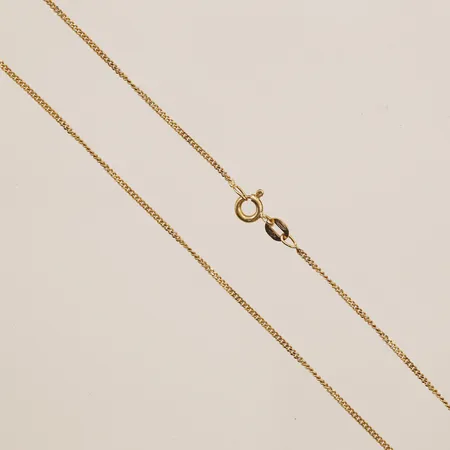 Kedja Pansar, längd 38cm, bredd 1,1mm, 18K Vikt: 2 g