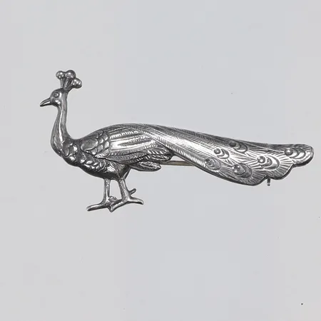 Brosch 50x25mm, silver, 925/1000 Vikt: 5,3 g