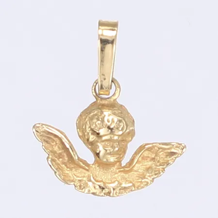 Hänge i form av ängel höjd 18mm inkl öglan 18K Vikt: 0,6 g