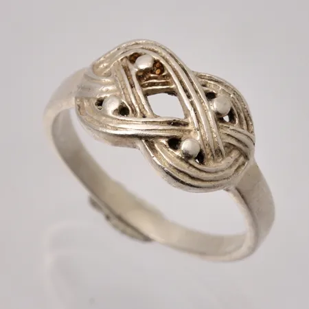  Ring stl:17 bredd 2,2-9,1mm, 925/1000, Guld Carlsén, 2,7g.