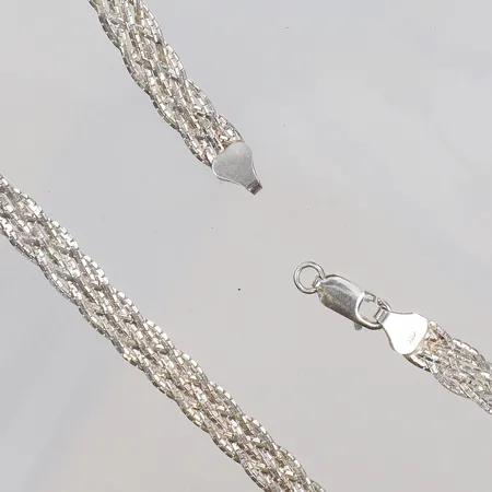 Collier, defekt, silver, 925/1000 Vikt: 18,3 g