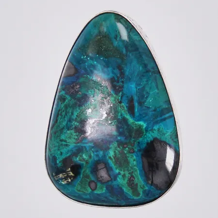 Hänge/brosch med eilatsten längd: ca 4,2cm bredd: ca 30mm stämplad Hollyland 925/1000 silver bruttovikt 19,4g 