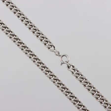 Collier Pansar silver 925/1000,längd ca 47 cm,bredd 6.6 mm. Vikt: 55,3 g
