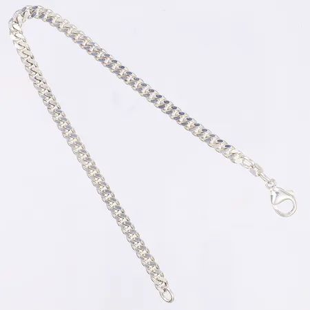 Armband pansar längd 20cm bredd 4mm silver 925/1000 Vikt: 9,2 g