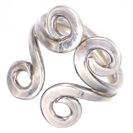 Ring stl 18¾ silver 925/1000 Vikt: 7,3g Vikt: 7,3 g