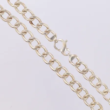 Collier, Pansar, längd 45cm, bredd 10,8mm, 925/1000 silver Vikt: 39,1 g