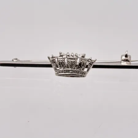  Brosch Markasiter, 8,4x47,9mm, 830/1000, 3,34g.