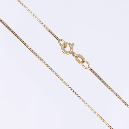 Halskedja Venezia längd ca 45cm bredd 1mm Balestra importerat av Guldfynd 18K Vikt: 2,4 g