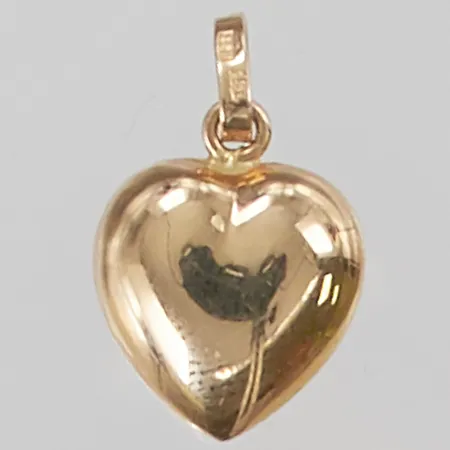 Hänge "hjärta" 14mm, 18K 1,3g.