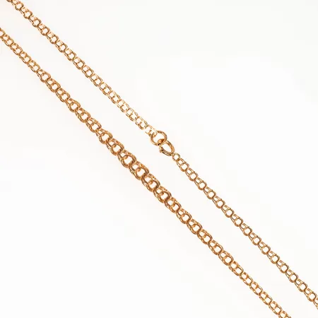 Collier doserad Bismarck längd 42cm, bredd 2,8-4,5mm 18K 4,6g. 