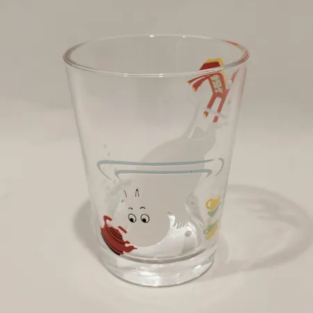 Glas Mumin Iittala, höjd ca 9cm